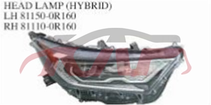 适用于丰田2019-2020 RAV4 美版&nbsp;大灯 SE&nbsp;, 丰田 汽车配件, RAV4 汽车更换件-