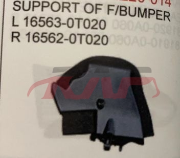 For Toyota 26402020 Corolla Usa, Le&nbsp;front Bumper Bracket&nbsp;16563-0020,16562-0t020, Corolla Car Parts Shipping Price, Toyota  Front Bumper Bracket，auto Parts Front Bumper Support，car Body Parts Front Bumper Bracket，front Bumper Mounting Bracket Lh & Rh-16563-0020,16562-0T020