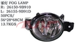 For Nissan 20209215 Versa Usa fog Lamp , Nissan   Auto Car Lighting System Lamp Fog, Versa Accessories-