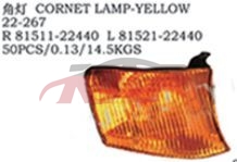 For Toyota 1081jzx100&nbsp;corner Lamp&nbsp;r81511-22440,l81521-22440, Toyota  Red Corner Lamp, Chaser Cresta Jzx100 Car Accessories Catalog-R81511-22440,L81521-22440