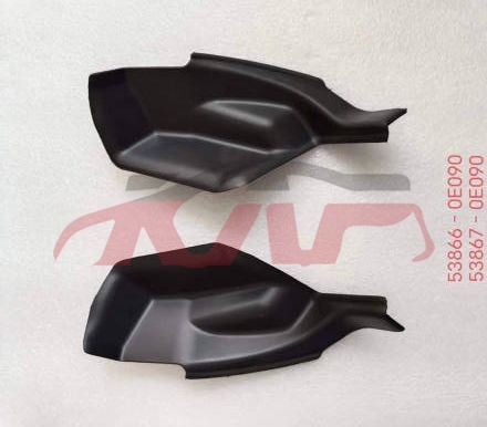 For Toyota 2452015-2017 Highlander&nbsp;front Fender Trim Strip&nbsp;l 53867-0e100 R 53866-0e100, 21汉兰达通用, Toyota  Auto Part, Highlander Car Accessories Catalog-L 53867-0E100 R 53866-0E100, 21汉兰达通用