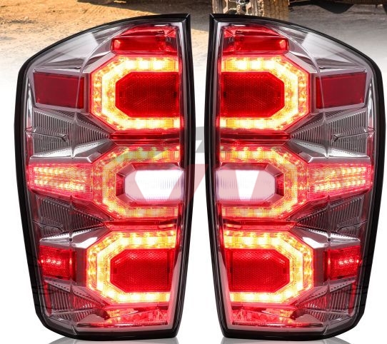 For Toyota 8212016-2020 Tacoma&nbsp;tail Lamp White Lens Chrome  /white Lens Black  / Smoke Lens Chrome  /smoke Lens Black&nbsp;6101, Toyota  Auto Part, Tacoma Accessories-6101