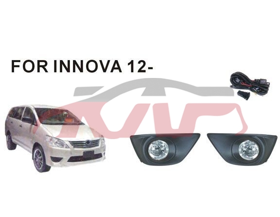 适用于丰田2012-2013 伊诺华&nbsp;雾灯组合&nbsp;, 伊诺华 汽车配件, 丰田 雾灯套组-
