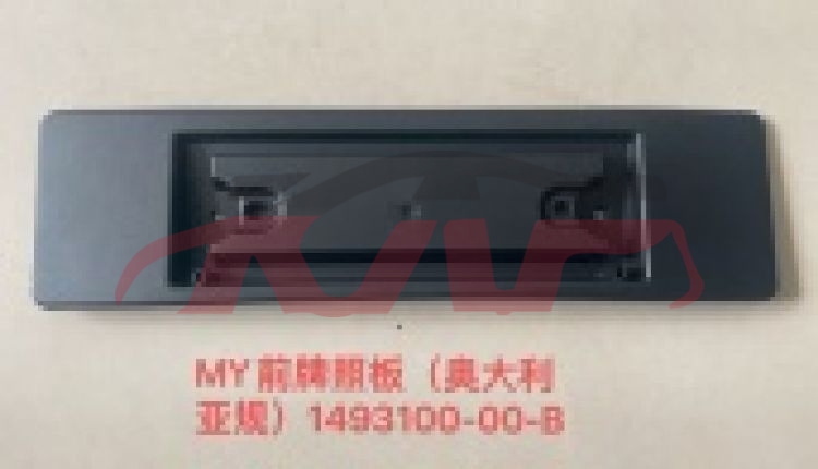 For Tesla 2312model Y 2016-2020&nbsp;front License Plate&nbsp;1493100-00-b, Model Y Car Parts Store, Tesla  Auto Part-1493100-00-B