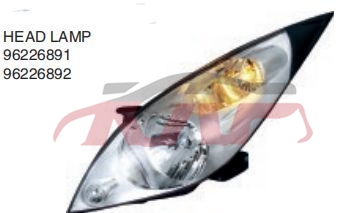 For Chevrolet 28462009 Matiz&nbsp;head Lamp&nbsp;96226891, 96226892, Chevrolet   Headlight Headlamp, Matiz Car Accessorie Catalog-96226891, 96226892