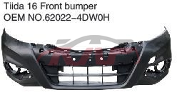 For Nissan 20133516 Tiida front Bumper 62022-4dw0h, Tiida Car Accessories, Nissan  Kap Car Accessories-62022-4DW0H