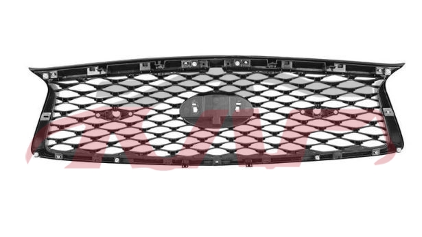 For Infiniti 21302018-2023 Q50&nbsp;grille Black Inside, W/carbon Fibe Stripe, W/3 Holes (radar Hole&carema Hole), W/o Emblem&nbsp;62310-6hh0k, Q50 Auto Accessorie, Infiniti  Auto Grilles-62310-6HH0K