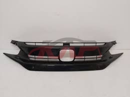 For Honda 8562016 civic Fc1/7&nbsp;rivet Type Grille Gloss Black&nbsp;71121-tgg-a5, Civic Auto Parts, Honda  Car Parts-71121-TGG-A5