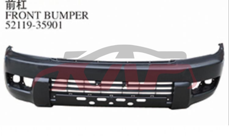 For Toyota 22162003-2005 4runner&nbsp;front Bumper&nbsp;52119-35901, 4runner Car Accessories, Toyota  Front Bumper Cover-52119-35901