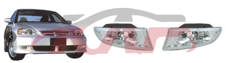 For Honda 2042901-03 Civic fog Lamp , Honda  Kap Car Accessorie, Civic Car Accessorie-