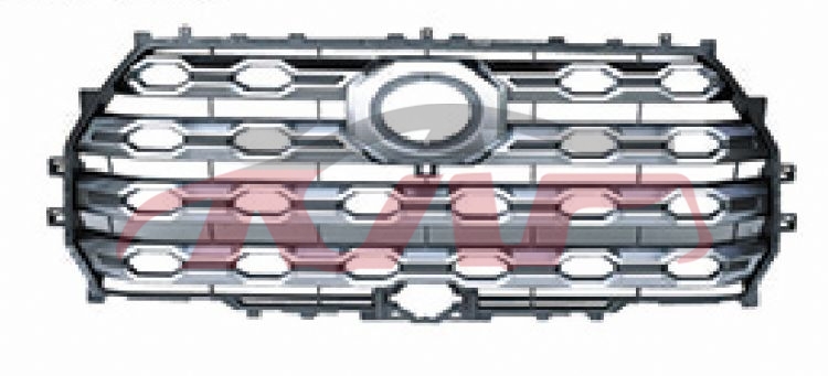 For Toyota 29672022 Tundra&nbsp;grille W/camera Hole&nbsp;53101-0c180, Tundra Automotive Parts, Toyota  Plastic Grille-53101-0C180
