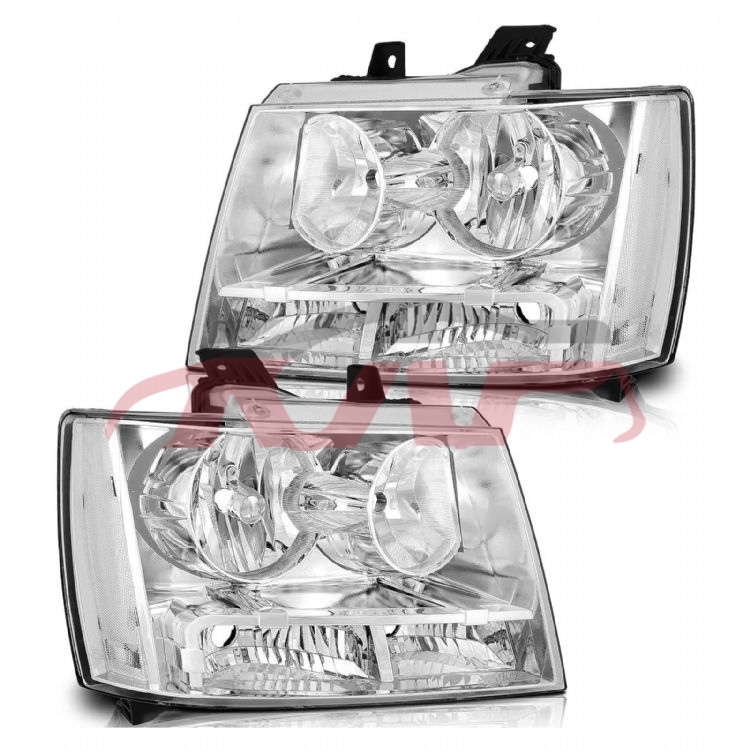 For Chevrolet 21802007-2014 Tahoe&nbsp;head Lamp W/chrome Strip Halogen&nbsp;, Tahoe Automotive Parts, Chevrolet  Car Headlights-