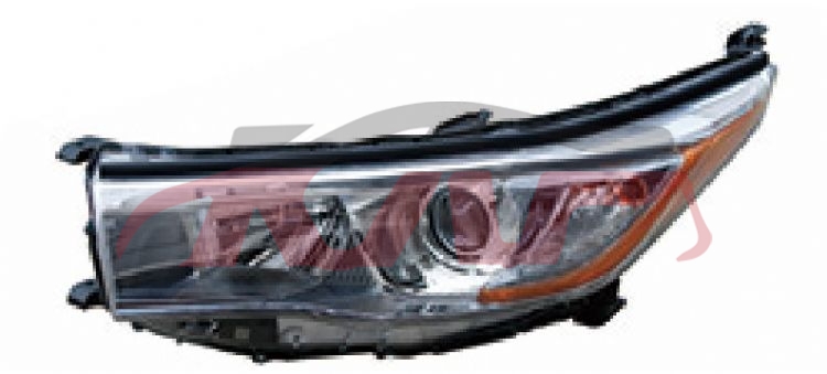 For Toyota 2452015-2017 Highlander&nbsp;head Lamp&nbsp;r.81110-0e250   L81150-0e250, Highlander List Of Car Parts, Toyota  Car Headlamps-R.81110-0E250   L81150-0E250