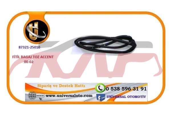 For Part Market3072trank Weatherstrip&nbsp;accent 00 02 Trank Weather Strip&nbsp;87321-25010, Dpjcp Automotive Accessorie, Part Market  Car Body Parts-87321-25010