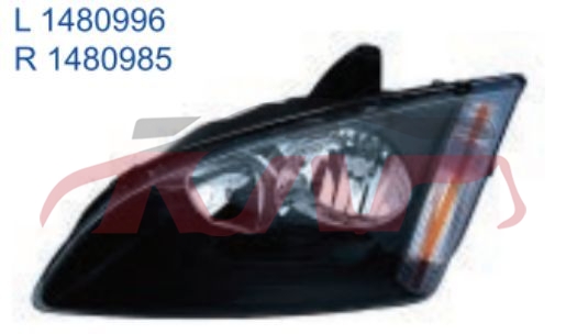 For Ford 7072005 Focus Sedan&nbsp;head  Lamp  Sport  Black&nbsp;l  5m51-13w030-ab  1480996  R  5m51-13w029-ab  1480985   4m5113100ab   4m5113099ab, Focus Auto Part, Ford  Auto Headlights-L  5M51-13W030-AB  1480996  R  5M51-13W029-AB  1480985   4M5113100AB   4M5113099AB