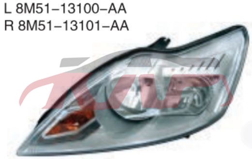 For Ford 7032009 Focus Sedan&nbsp;head  Lamp  7 Line  With  Motor&nbsp;8m51-13100-aa   8m51-13101-aa, Ford   Automotive Accessories, Focus Auto Body Parts Price-8M51-13100-AA   8M51-13101-AA