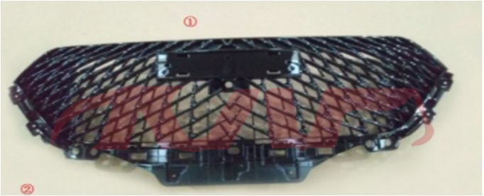 For Great Wall 3116m6plus 2019&nbsp;grille Black&nbsp;5509100xkz0ya, Great Wall  Plastic Grills, M6plus Auto Parts Catalog-5509100XKZ0YA