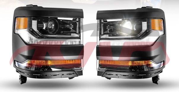 For Chevrolet 21172016-2018  Silverado&nbsp;head Lamp W/hid Xenon Led Black&nbsp;84388724, Silverado List Of Car Parts, Chevrolet  Auto Headlights-84388724