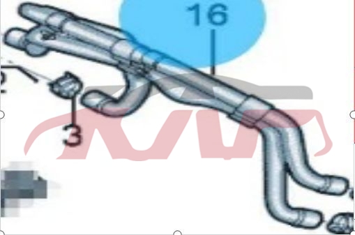 For V.w. 2963id6&nbsp;coolant  Hose&nbsp;1ed121157c, Id  Car Accessorie, V.w.   Car Body Parts-1ED121157C