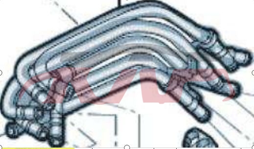 For V.w. 2963id6&nbsp;coolant  Hose&nbsp;1ed122050e, V.w.  Auto Part, Id  Parts-1ED122050E