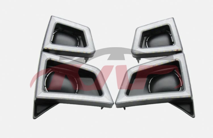 For Isuzu 35712020 D-max High&nbsp;fog Lamp Cover W/o Hole W/led Daying Light&nbsp;, Isuzu  Light Frame, D-max Car Pardiscountce-