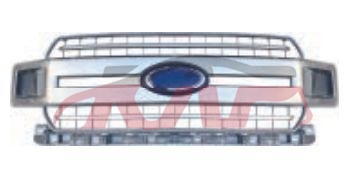 For Ford 11322018 F150&nbsp;grille Chrom&nbsp;jl34-8200-fd5fm6, F150  Pickup Truck Parts For Cars, Ford   Automotive Accessories-JL34-8200-FD5FM6