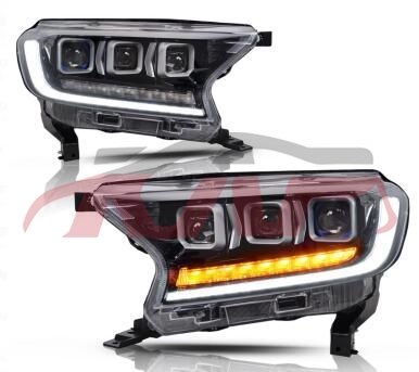 For Ford 21132019-2021 Ranger&nbsp;head Lamp, Modified Double Lens&nbsp;, Ranger Car Accessories Catalog, Ford  Stard Halogen Headlight-