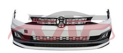 For V.w. 31562018-2021 Polo Gti/r-line &nbsp;front Bumper Assembly&nbsp;2g0 807 217t Gru, Polo Auto Part, V.w.  Front Bumper Cover-2G0 807 217T GRU