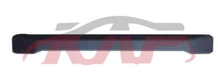 适用于丰田2018 考斯特&nbsp;后牌照板饰条，黑色&nbsp;, 考斯特 汽车配件, 丰田 前牌饰框-