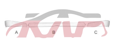 适用于丰田2018 考斯特&nbsp;前杠饰条&nbsp;, 丰田 尾灯灯框, 考斯特 汽车配件-