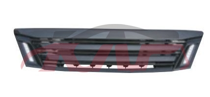 For Nissan 2687e26/nv350 2014 Limited&nbsp;grille W/led Running Lamp, Black&nbsp;, Urvan Accessories, Nissan  Grills-