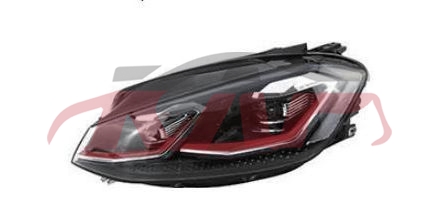 For V.w. 3181golf 7.5r/r-line&nbsp;head Lamp  Cover&nbsp;, V.w.   Headlight Headlamp, Golf Car Accessories Catalog-