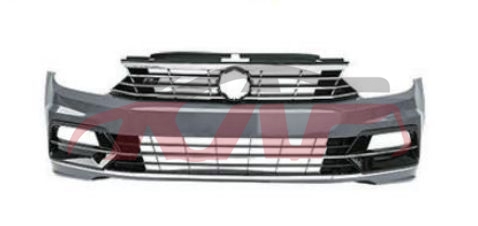 For V.w. 3184passat B8l R-line&nbsp;front Bumper Assembly&nbsp;, Passat Automobile Parts, V.w.  Front Bumper Guard-