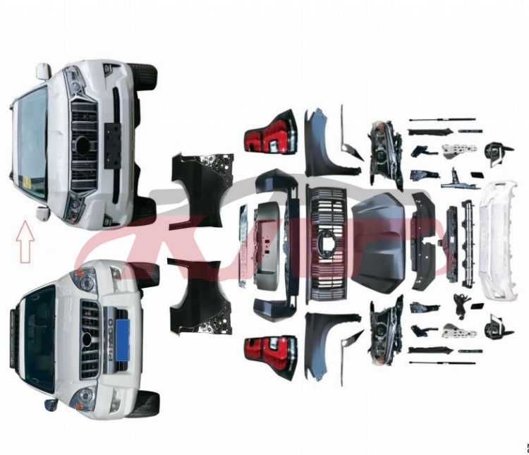 适用于丰田2003-2009 霸道/FJ120&nbsp;低升高改装套件（03升级2018）&nbsp;, 霸道普拉多 预付款汽车配件, 丰田 汽车配件-