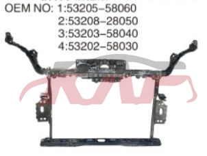 For Toyota 23062012-2014 Alphard&nbsp;water Tank Bracket&nbsp;53205-58060  53208-28050  53203-58040  53202-58030, Alphard  Car Parts, Toyota  Auto Part-53205-58060  53208-28050  53203-58040  53202-58030