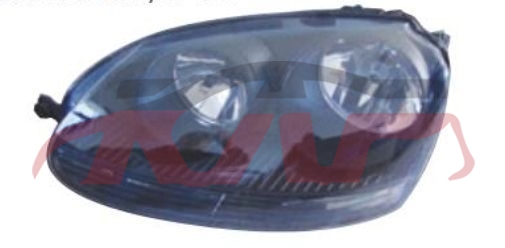 For V.w. 26652006-2010 Jetta head Lamp, Black 1k6941005p/006p, V.w.  Car Headlight, Jetta Auto Part-1K6941005P/006P