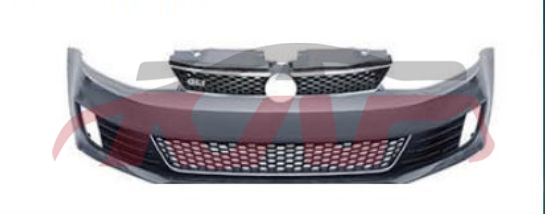 For V.w. 17682012-2015 Jetta Vi Gli&nbsp;front Bumper&nbsp;5c6807221a, Jetta Automotive Parts, V.w.  Front Bumper Face Bar-5C6807221A