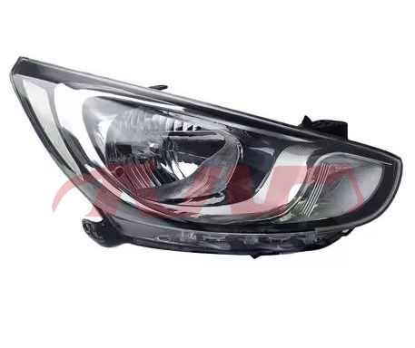 For Hyundai 15172011-2013 Accent&nbsp;head Lamp W/motor 8hole& 8pin&nbsp;l92101-1r040 R92102-1r040, Hyundai  Car Lamp, Accent Car Parts Discount-L92101-1R040 R92102-1R040