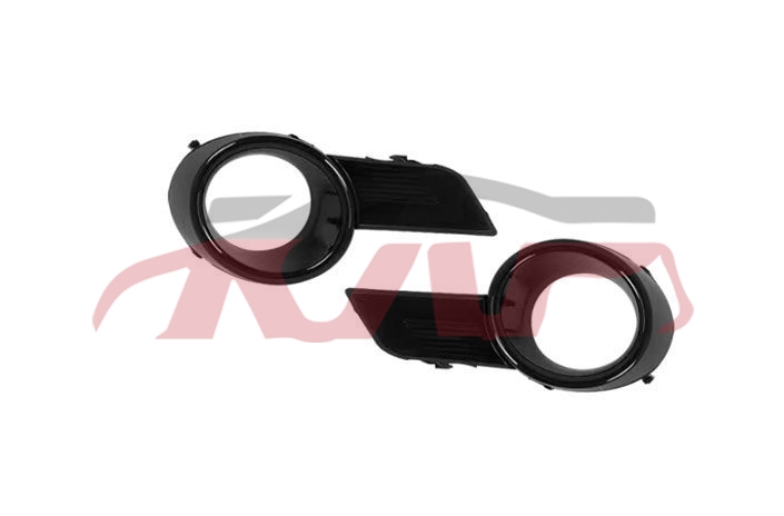 For Toyota 2472009-2011 Highlander&nbsp;fog Lamp Cover, Black, Varnish&nbsp;, Toyota  Light Frame, Highlander Parts Suvs Price-