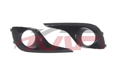 For Toyota 2462012-2014 Highlander fog Lamp Cover, Black , Highlander Car Accessories, Toyota  Fog Light Lamp Cover-
