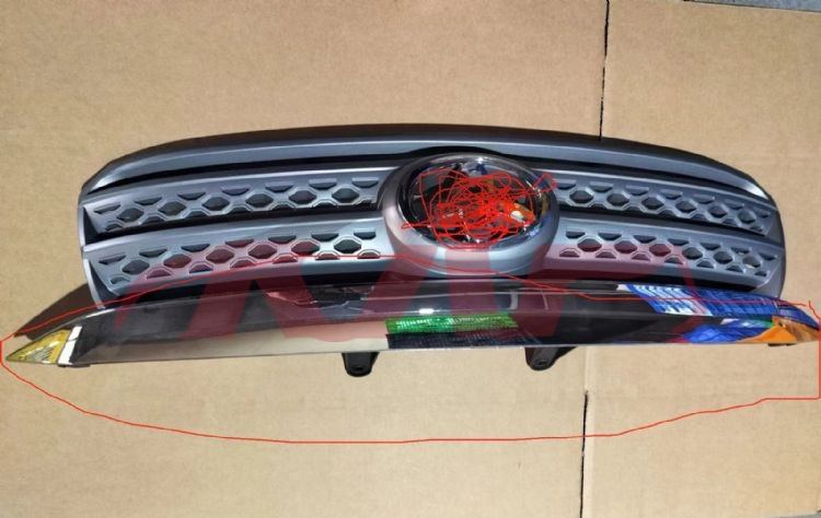 For Toyota 5862008-2011 Fortuner&nbsp;grille Upper Bright Strip&nbsp;, Fortuner Automotive Accessorie, Toyota  Adornmet-