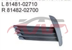 For Toyota 11812017 Corolla  Meddle East&nbsp;fog Lamp Cover W/o Hole&nbsp;l 81481-02710 R 81482-02700, Toyota  Fog Light Lamp Cover, Corolla Carparts Price-L 81481-02710 R 81482-02700