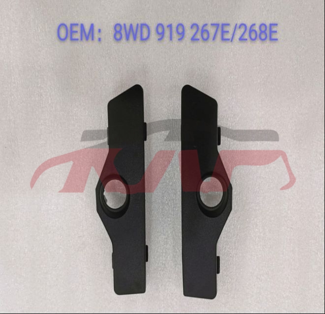 For Audi 33082020-2023 A4 （b9pa）&nbsp;fog Lamp Cover&nbsp;8wd 807 267 E    8wd 807 268 E, A4 Car Parts, Audi  Car Fog Lamp Frame-8WD 807 267 E    8WD 807 268 E