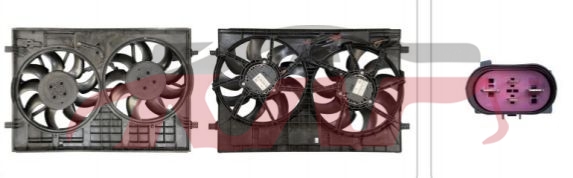 For V.w. 3734atlas   2018-2023&nbsp;electronic Fan Assemby&nbsp;3qg959455, Teramont Auto Parts Catalog, V.w.  Auto Fan-3QG959455