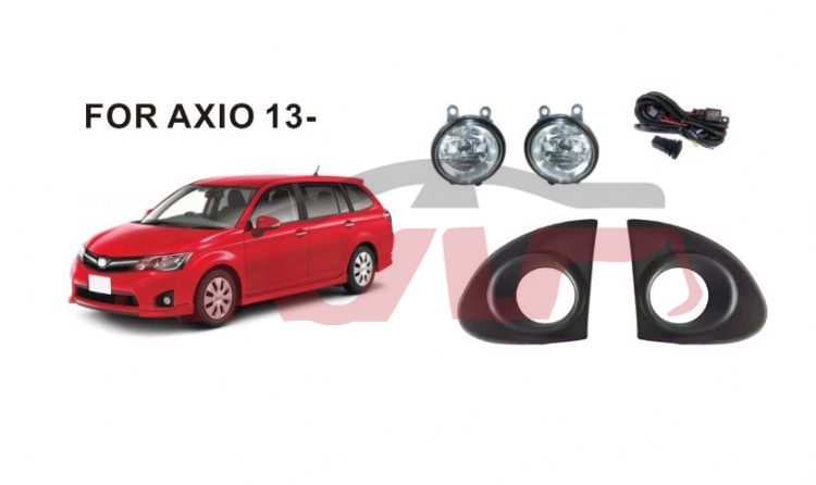 For Toyota 36542012 Axio&nbsp;fog Lamp Group, Black&nbsp;, Axio Parts, Toyota   Rear Fog Light-