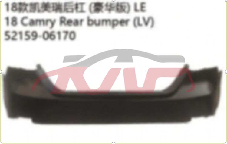 For Toyota 10262018-2020 Camry&nbsp;rear Bumper, Deluxe&nbsp;5215906170, Toyota  Auto Part, Camry Car Parts-5215906170