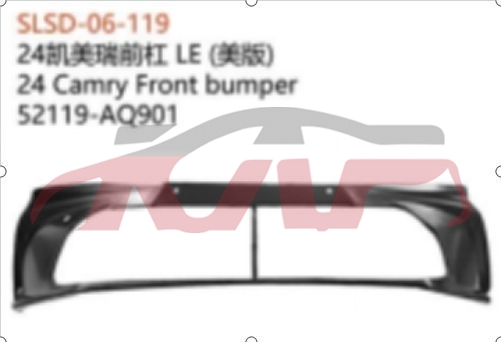 For Toyota 34952024 Camry Le Usa&nbsp;front Bumper, Usa&nbsp;52119aq901, Camry Car Accessories Catalog, Toyota  Front Bumper Face Bar-52119AQ901