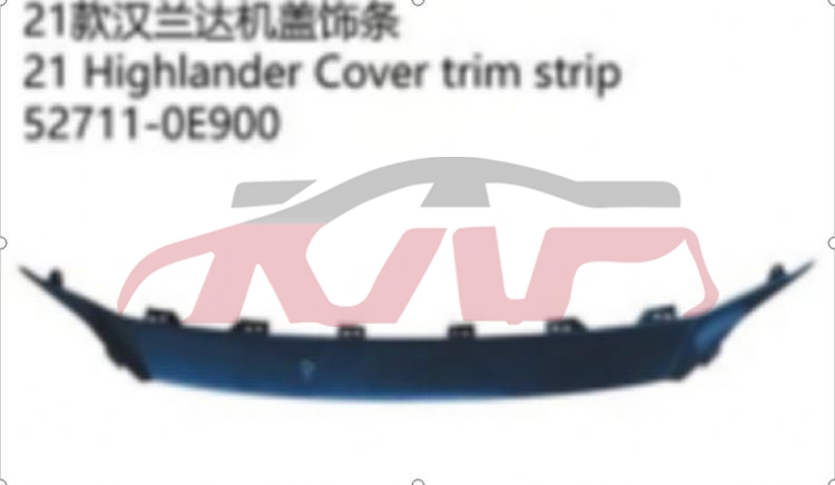 For Toyota 23132021 High Lander&nbsp;cover Trim Strip&nbsp;527110e900, Highlander Car Pardiscountce, Toyota  Car Lamps-527110E900