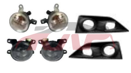 For Isuzu 22982020 D-max Low&nbsp;fog Light Frame Set&nbsp;, Isuzu   Foglamp, D-max Parts-