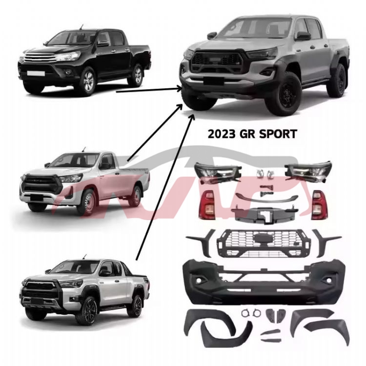 For Toyota 34072024 Hilux&nbsp;body Kits&nbsp;, Hilux Auto Parts Price, Toyota  Auto Lamp-